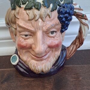 Ceramic Bacchus Mug with Grapevine Design